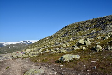 Fototapeta na wymiar stones on the mountains