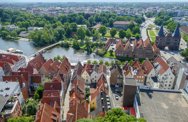 Naklejka premium Hanseatic City of Lübeck