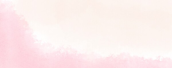 Abstract gradient pink watercolor template background.