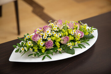 Hochzeit Gesteck Feierlichkeit 