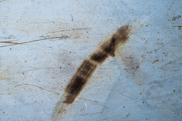 Rusty old weathered metal texture or background.
