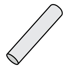 Vector Chalk Filled Outline Icon Design