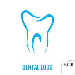 Dental logo. Dental clinic icon design. Tooth