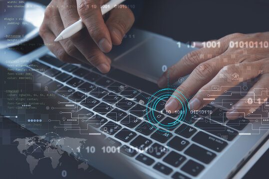 Digital software development, Global internet network technology, application design concept