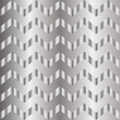 Silver metal gradient chevron pattern background