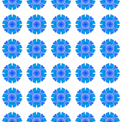 Chevron watercolor pattern. Blue grand boho chic