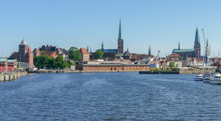 Naklejka premium Hanseatic City of Lübeck
