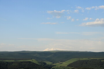 landscape with clouds