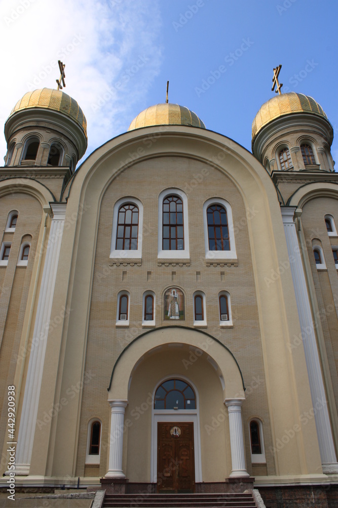 Sticker Nikolsky Cathedral in Kislovodsk