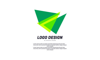 creative company media and business logos with colorful