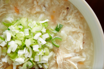 chicken and Vegetable Rice Porridge 