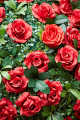 bouquet of red roses