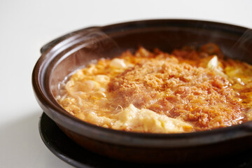 Pork cutlet in a pot 