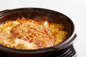 Pork cutlet in a pot 