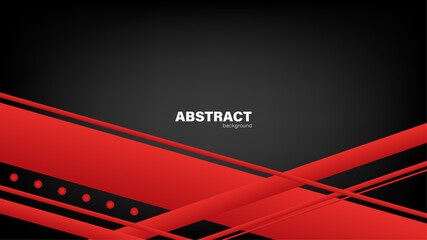 Dark black and red lines background. Modern dark abstract vector texture