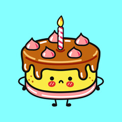 birthday cake with candle