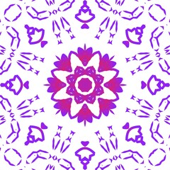 Floral pattern illustration design.