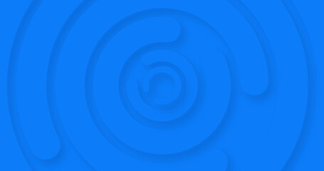Image of blue concentric circles pulsating on seamless loop
