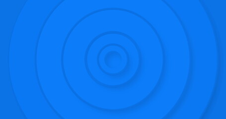 Image of blue concentric circles pulsating on seamless loop
