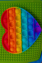 colorful kids pop it antistress toy for kids