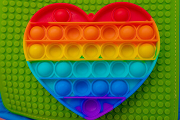 colorful kids pop it antistress toy for kids