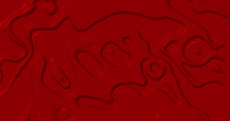 Image of multiple 3d red glowing liquid shapes waving swirling and flowing smoothly 
