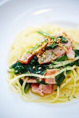 spaghetti with sauce