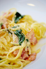 spaghetti with sauce