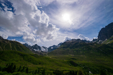 alpin scenery near Ischgl 