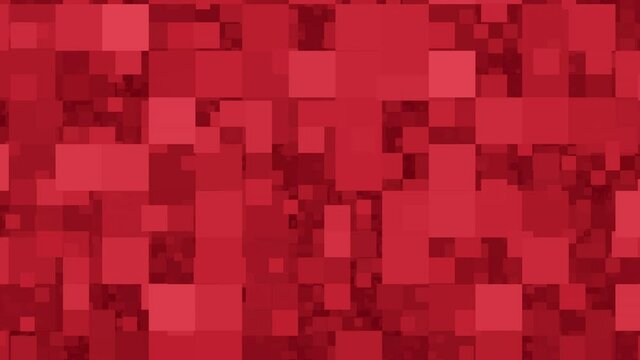Red block noise abstract background animation (seamless loop)