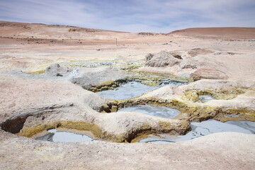 View of Sol de Manana, Bolivia