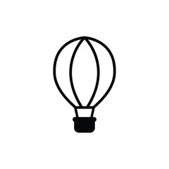 Obraz premium air balloon icon vector