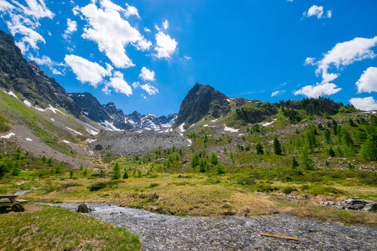 Alpin scenery near Ischgl, Tirol, Austria