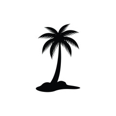 coconut tree logo icon design template vector