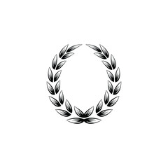 rice and wheat logo icon design template vector