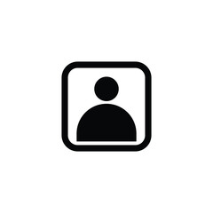 contact icon design template vector