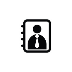 contact icon design template vector