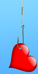 Coeur hameçonné 