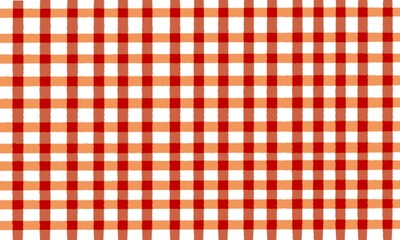 red and white tablecloth