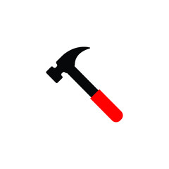 hammer icon design template vector