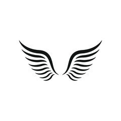wing icon design template vector