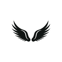wing icon design template vector
