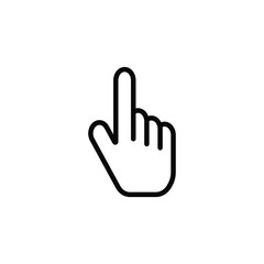 finger icon design template vector