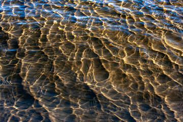 Golden river and sand abstract texture backgraund