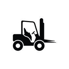 forklift icon design template vector
