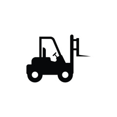 forklift icon design template vector