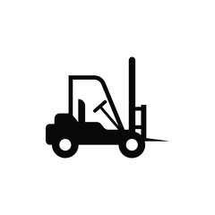 forklift icon design template vector