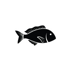 fish icon design template vector