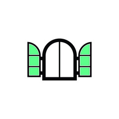 Window Icon Design Template Vector