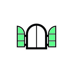 Window Icon Design Template Vector